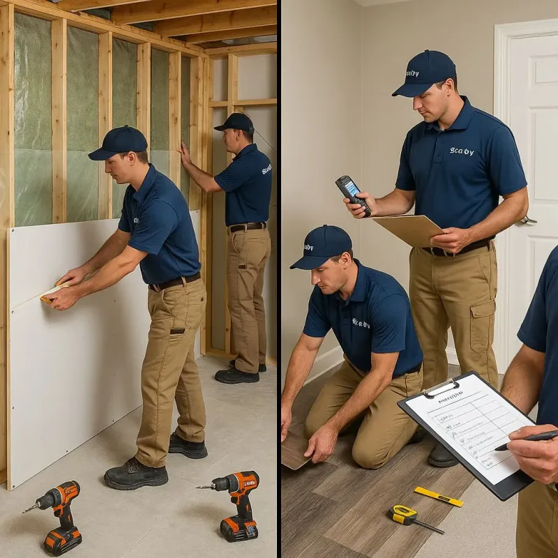 Repairs and Reconstruction process in McGraw, NY